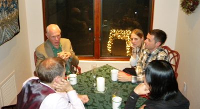 Glenn consults with "the youth".
